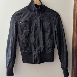 Flux leather jacket